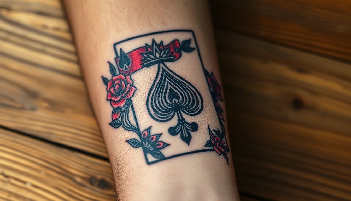 50 Best Ace Card Tattoo Ideas for Men: Designs, Placement & Meaning Guide 4 50 Best Ace Card Tattoo Ideas for Men: Designs, Placement & Meaning Guide 3