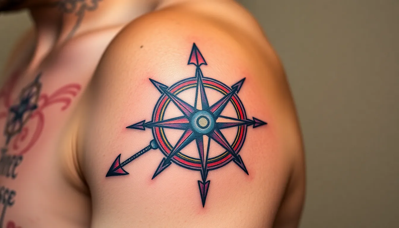 35 Bold Arrow Tattoo Designs for Men: From Minimalist to Tribal Styles 3