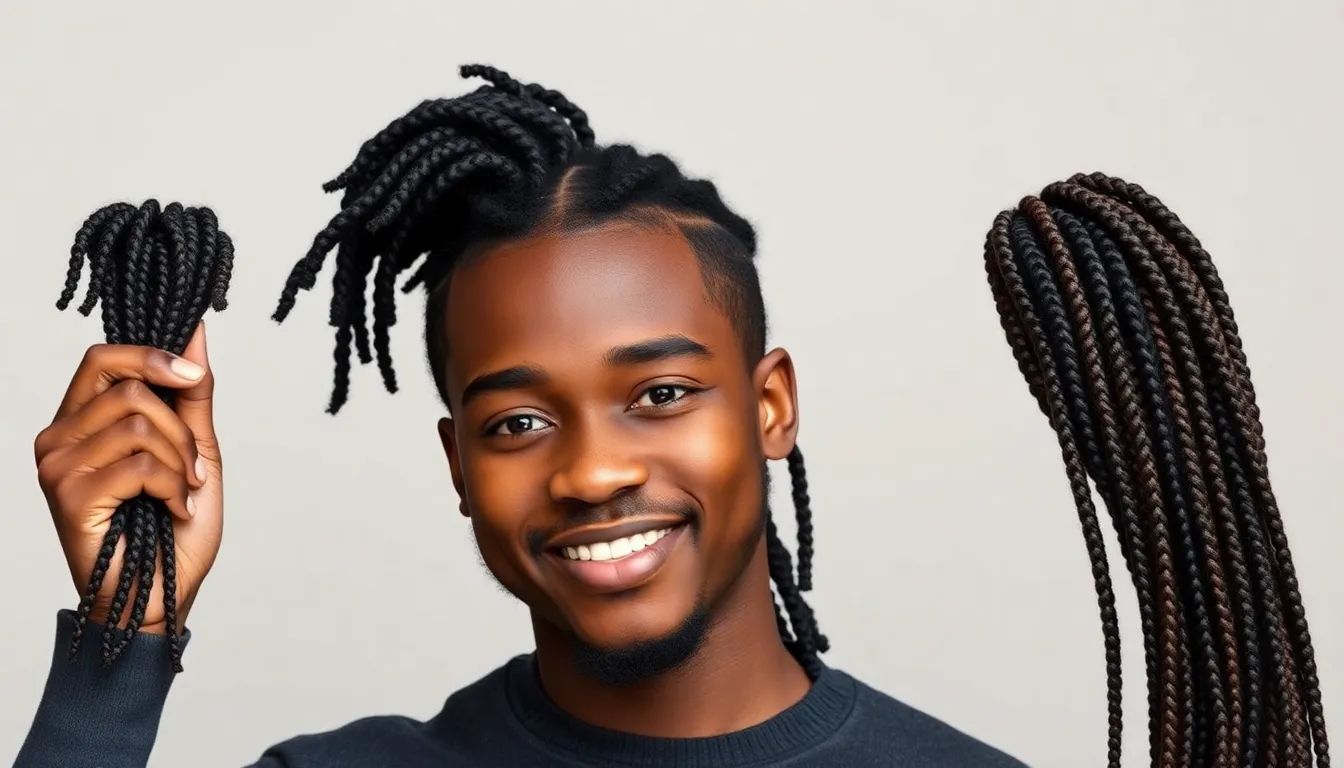 Ultimate Guide to Box Braids for Men with Long Hair: Styles, Maintenance & Tips 4 Ultimate Guide to Box Braids for Men with Long Hair: Styles, Maintenance & Tips 3