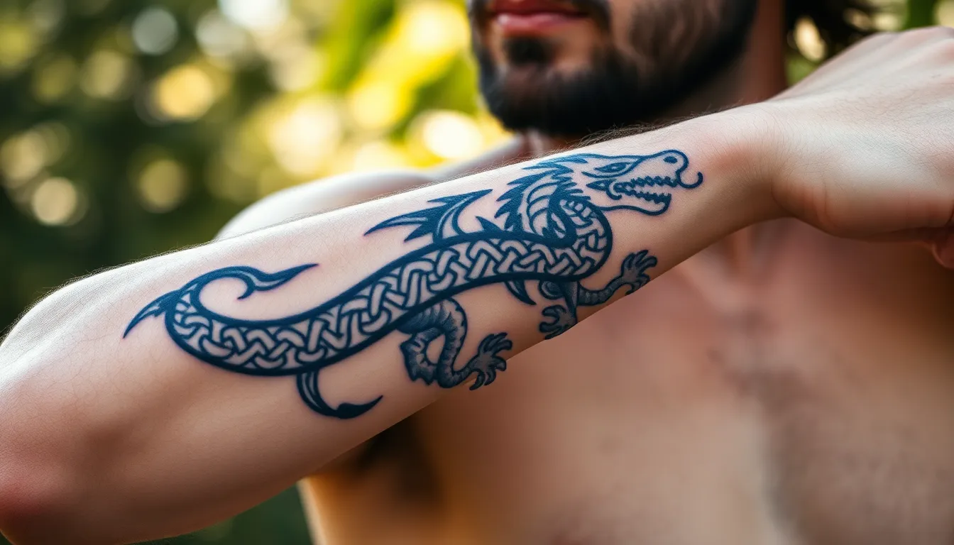50+ Epic Dragon Tattoo Designs for Men: Traditional to Modern Styles 4 50+ Epic Dragon Tattoo Designs for Men: Traditional to Modern Styles 3