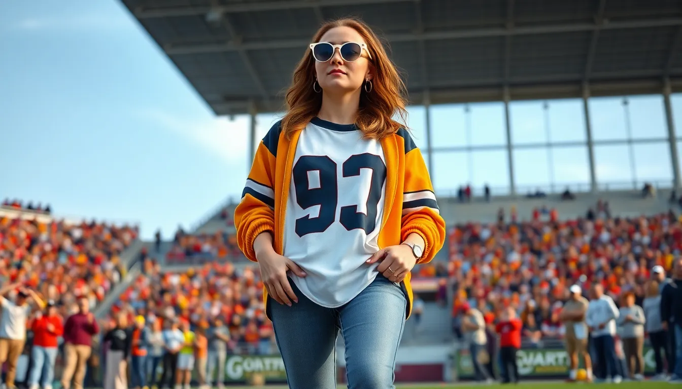 Fall Football Game Outfit Ideas for Women: Stylish Game Day Looks That Score Big 4 Fall Football Game Outfit Ideas for Women: Stylish Game Day Looks That Score Big 3