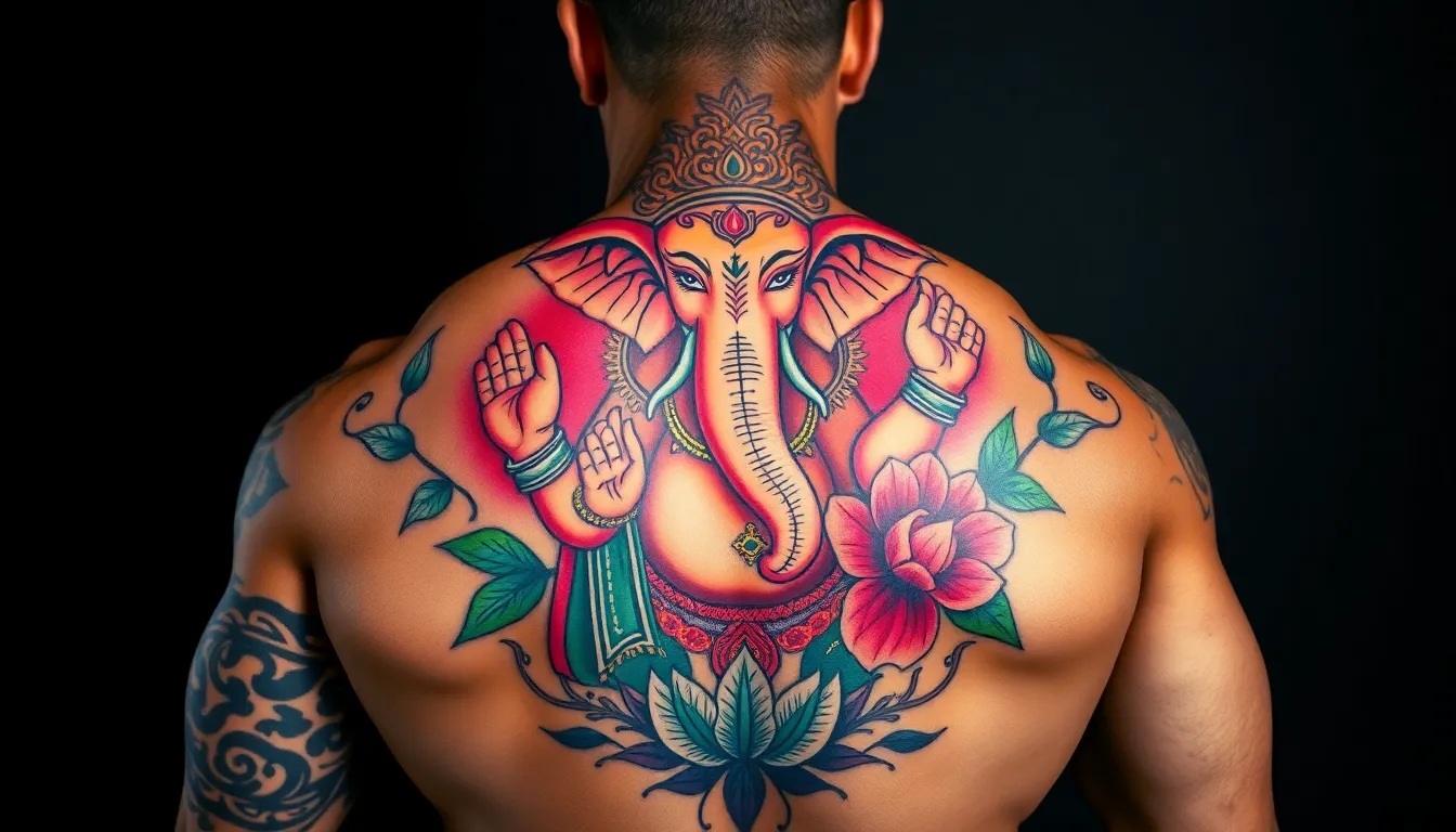 50+ Stunning Ganesha Tattoo Designs for Men: Sacred Symbols & Modern Styles 4 50+ Stunning Ganesha Tattoo Designs for Men: Sacred Symbols & Modern Styles 3