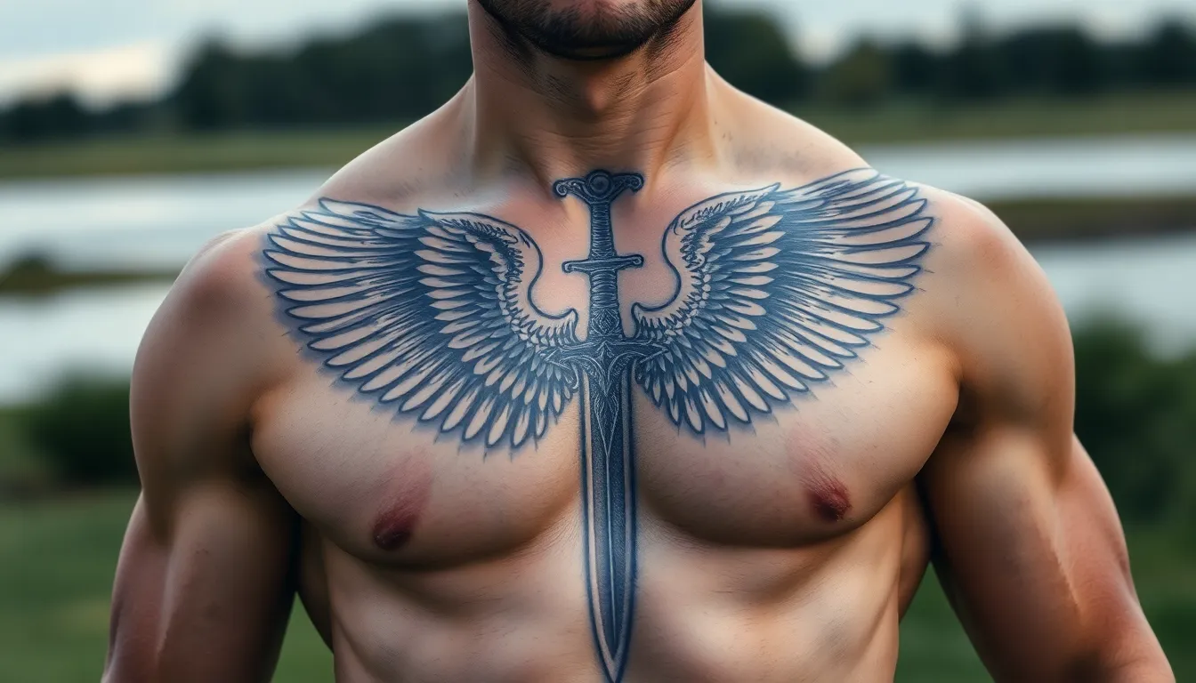 Guardian Angel Tattoo for Men: 50+ Powerful Designs & Placement Ideas (2025 Guide) 4 Guardian Angel Tattoo for Men: 50+ Powerful Designs & Placement Ideas (2025 Guide) 3