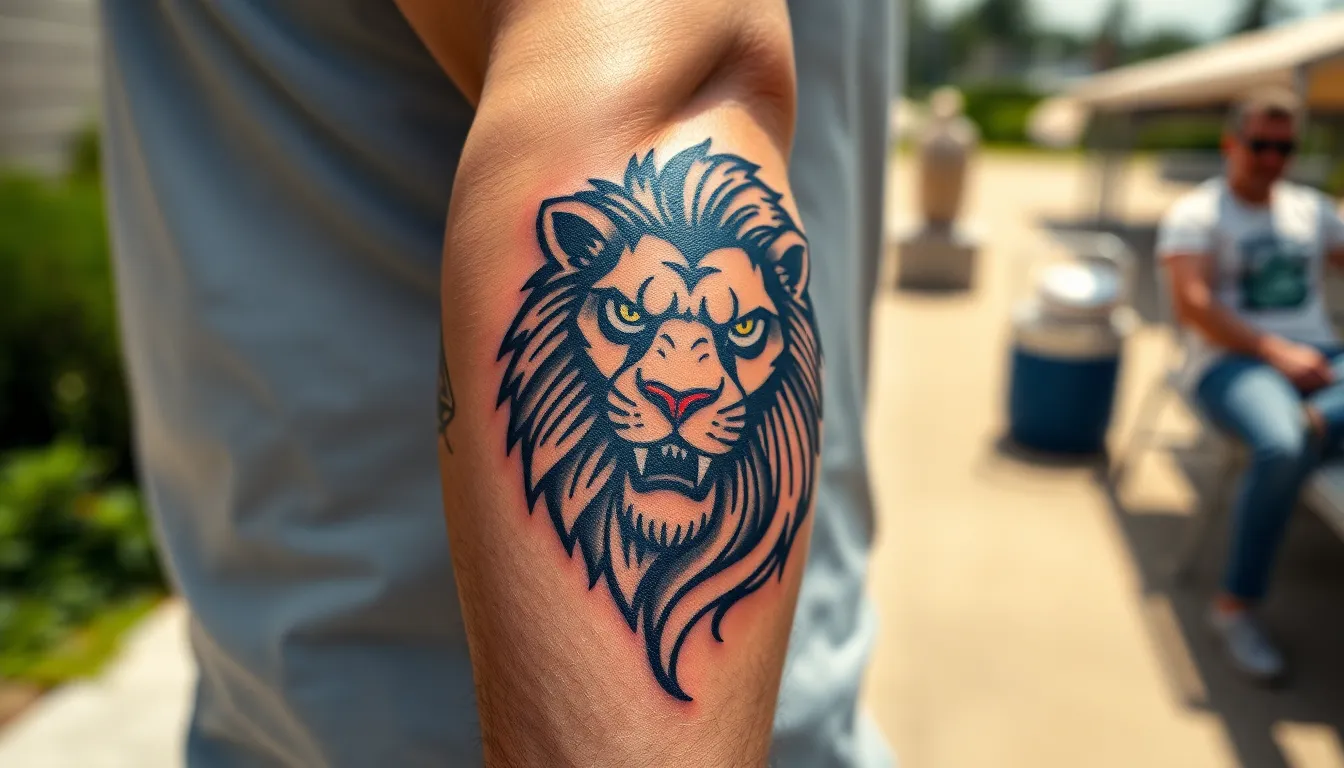 Lion Forearm Tattoo for Men: 15+ Bold Designs & Placement Ideas (2025) 4 Lion Forearm Tattoo for Men: 15+ Bold Designs & Placement Ideas (2025) 3