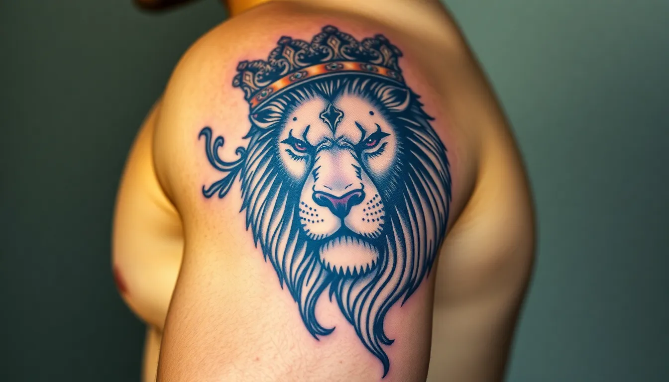 50+ Powerful Lion Tattoo Ideas for Men: Bold Designs That Roar Strength 4 50+ Powerful Lion Tattoo Ideas for Men: Bold Designs That Roar Strength 3