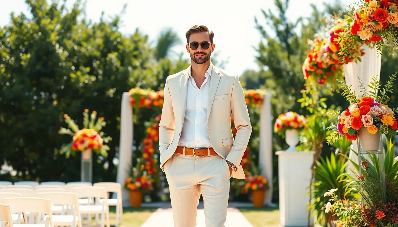 Complete Guide to Men's Summer Wedding Guest Outfits: Stay Cool & Stylish 4 Complete Guide to Men's Summer Wedding Guest Outfits: Stay Cool & Stylish 3