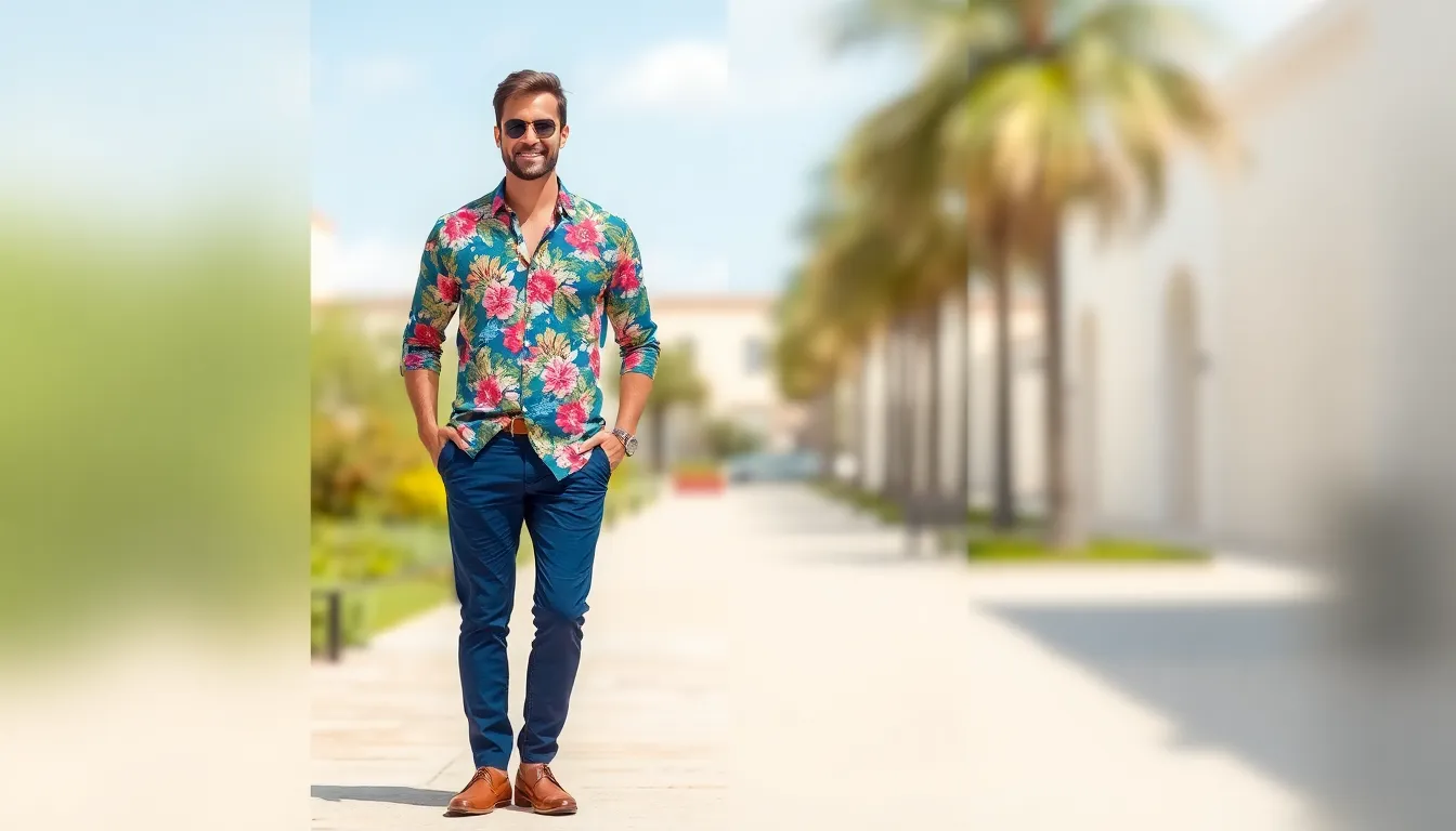 15 Best Mens Floral Shirt Outfit Ideas for Summer 2025 (Style Guide) 4 15 Best Mens Floral Shirt Outfit Ideas for Summer 2025 (Style Guide) 3