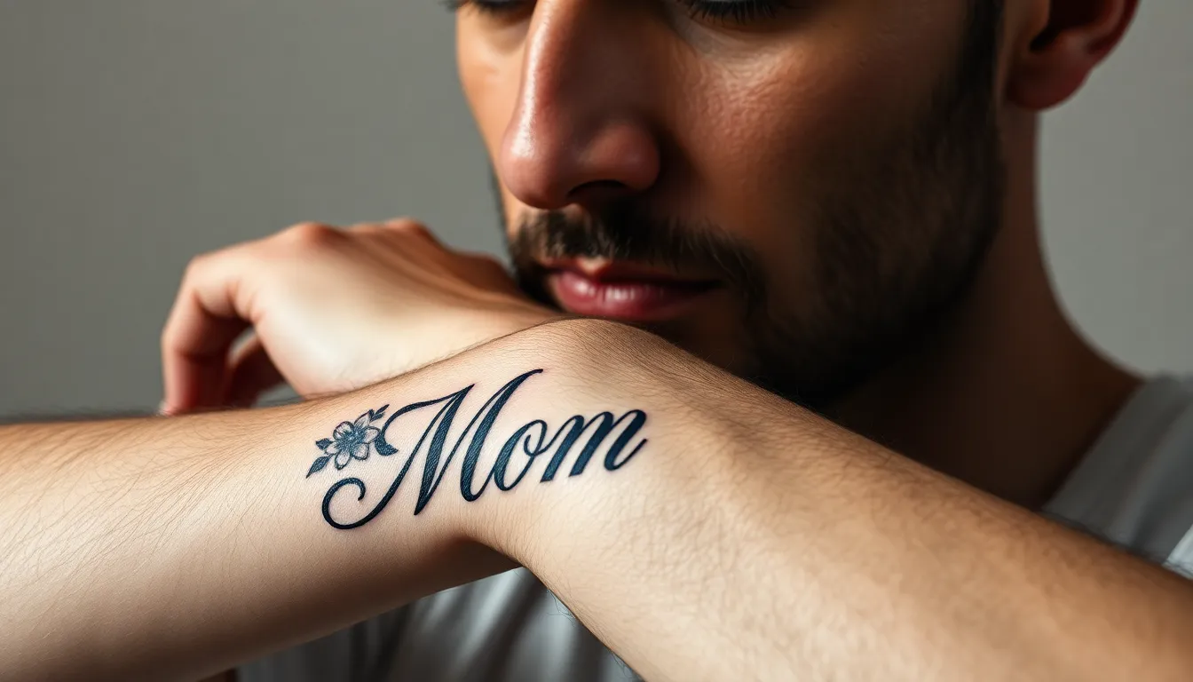 50+ Mom Name Tattoo Ideas for Men: Styles, Fonts & Placement Guide 4 50+ Mom Name Tattoo Ideas for Men: Styles, Fonts & Placement Guide 3