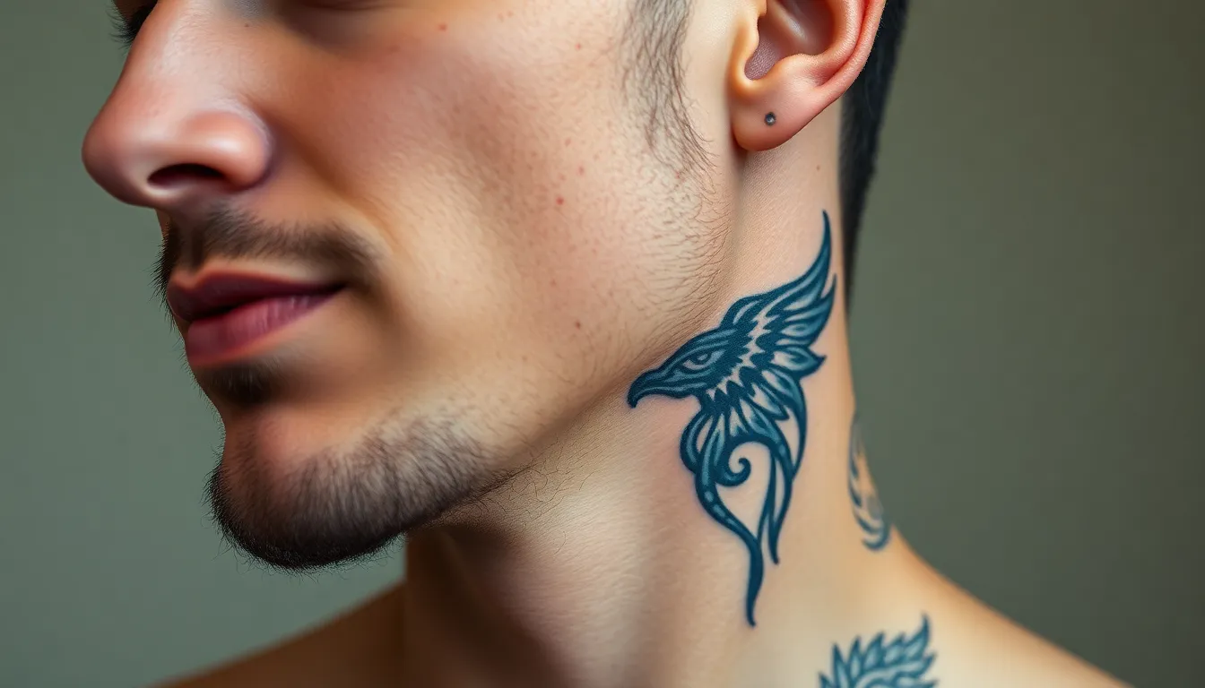 Best Neck Tattoo Stencils for Men: Complete Guide to Perfect Placement & Designs 4 Best Neck Tattoo Stencils for Men: Complete Guide to Perfect Placement & Designs 3