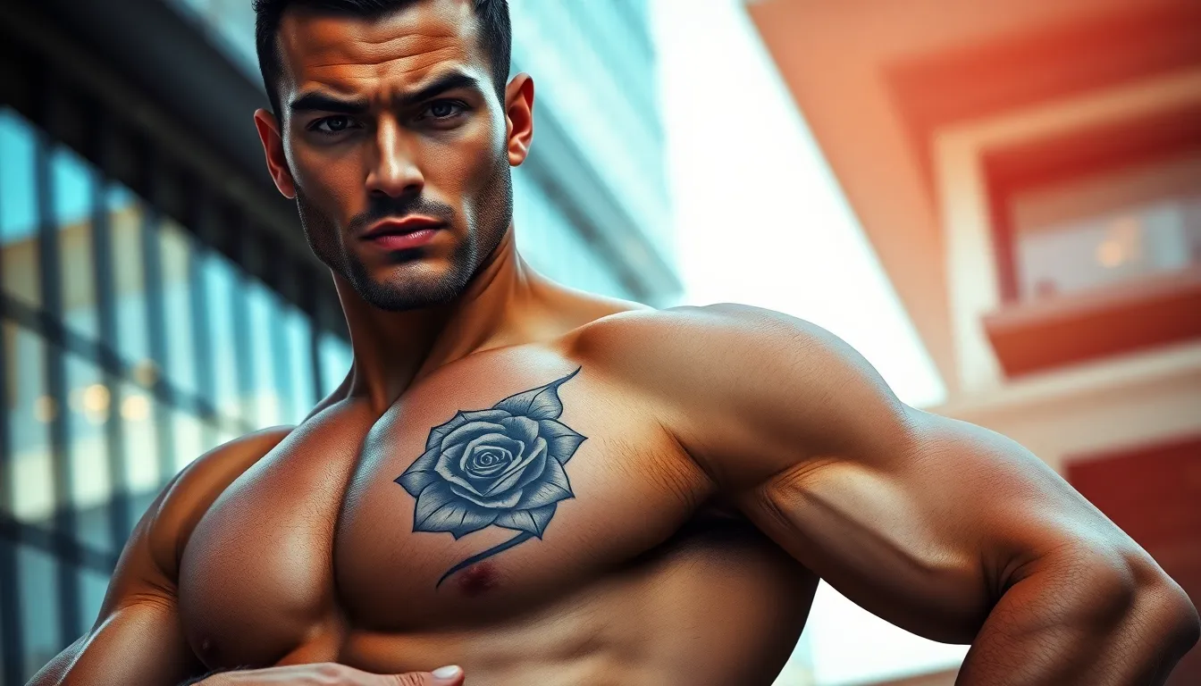 50+ Bold Rose Tattoo Designs for Men: From Classic to Modern Styles 4 50+ Bold Rose Tattoo Designs for Men: From Classic to Modern Styles 3