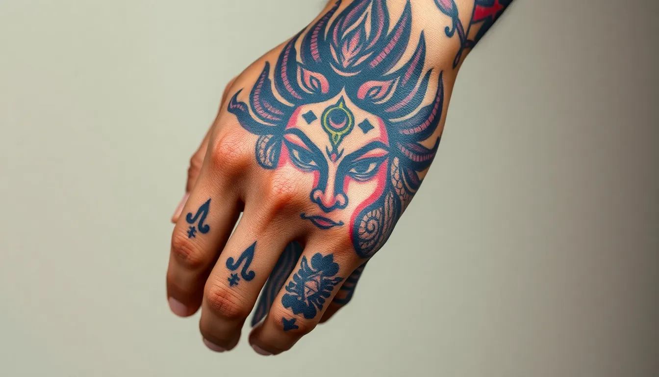 50+ Powerful Shiv Tattoo Designs for Men's Hands: Sacred Symbols & Placement Guide 4 50+ Powerful Shiv Tattoo Designs for Men's Hands: Sacred Symbols & Placement Guide 3