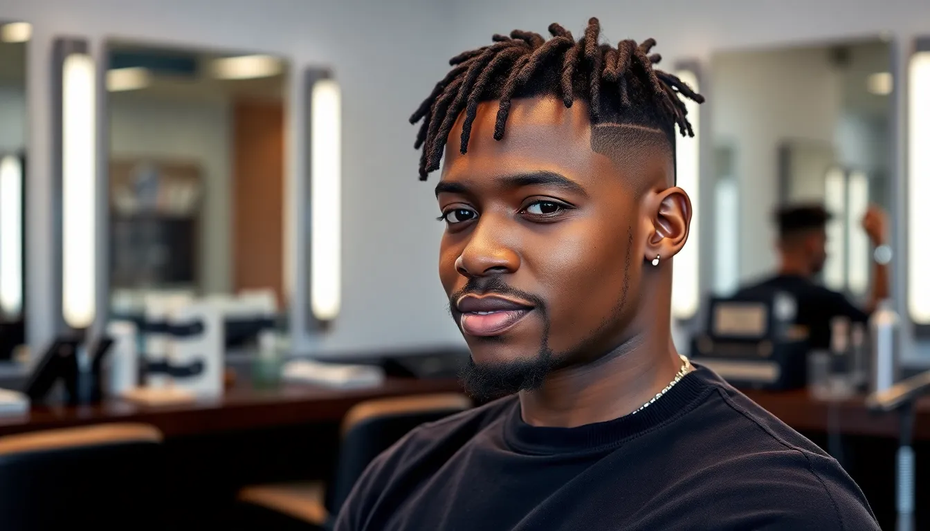 25 Fresh Short Dread Styles for Men: From Classic Locs to Modern Fades 4 25 Fresh Short Dread Styles for Men: From Classic Locs to Modern Fades 3