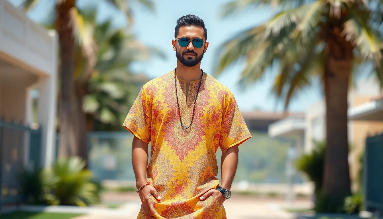 Complete Guide to Short Sleeve Kaftan for Men: Style, Comfort & Where to Buy 4 Complete Guide to Short Sleeve Kaftan for Men: Style, Comfort & Where to Buy 3
