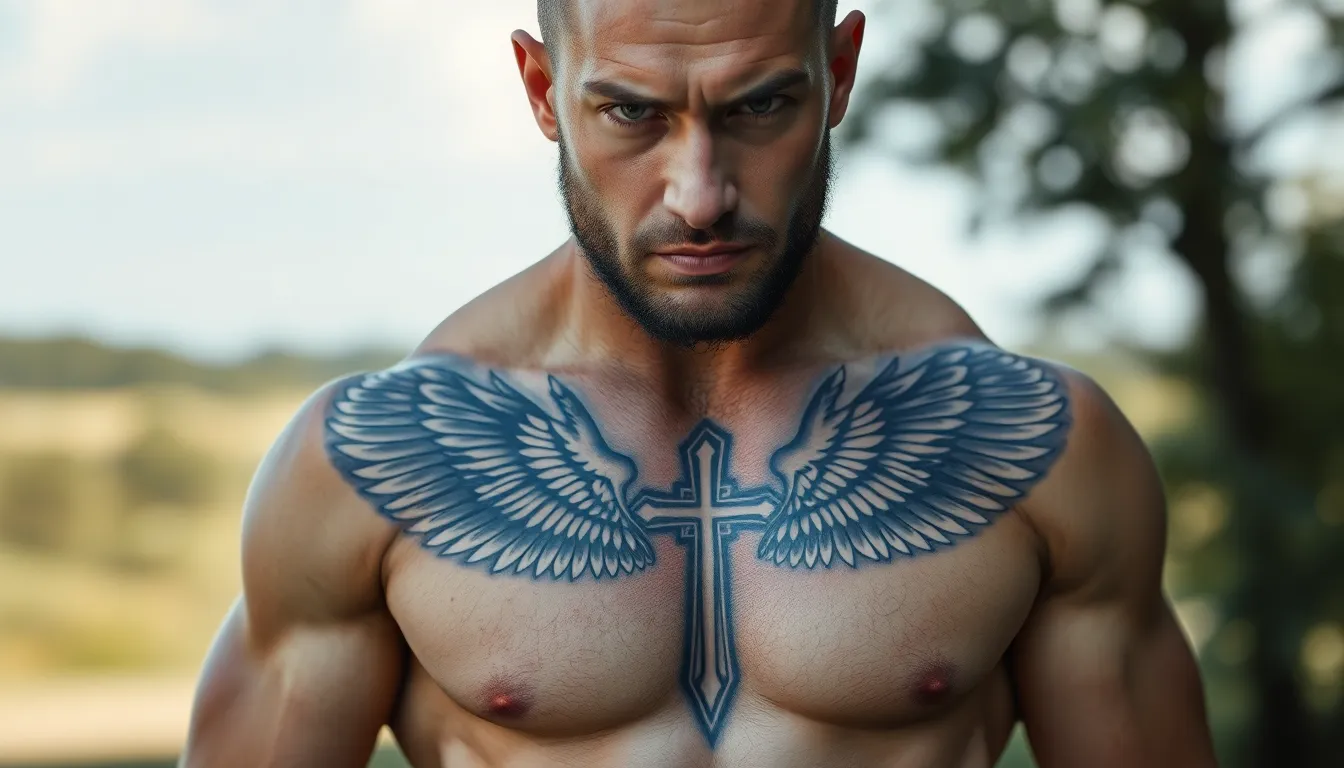 50+ Epic Chest Tattoo Ideas for Men: Bold Designs That Make a Statement 4 50+ Epic Chest Tattoo Ideas for Men: Bold Designs That Make a Statement 3
