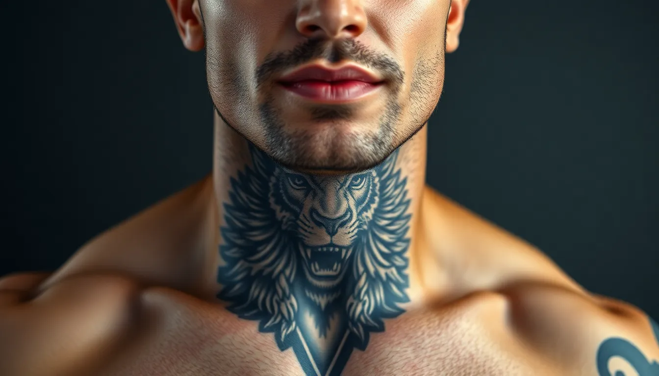 Best Neck Tattoo Ideas for Men: Bold Designs, Placement Tips & What to Expect 4 Best Neck Tattoo Ideas for Men: Bold Designs, Placement Tips & What to Expect 3