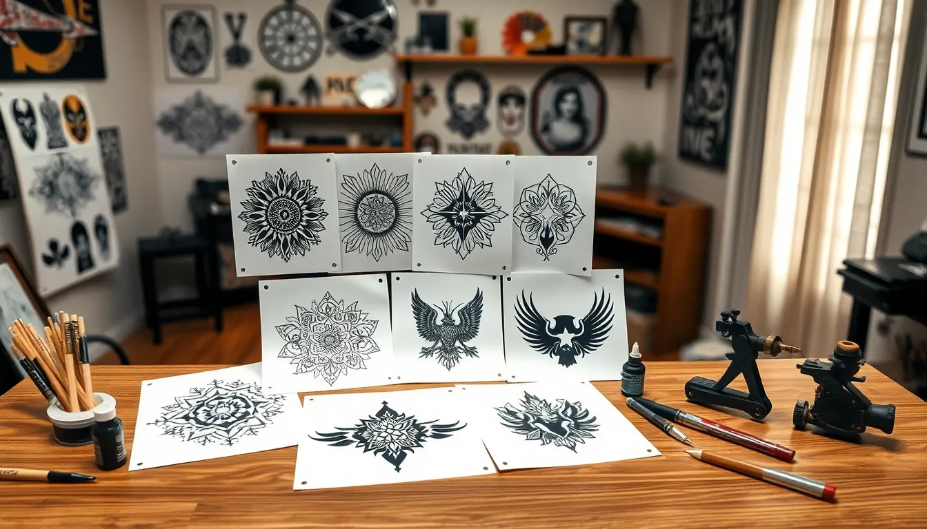 Free Printable Tattoo Stencils for Men: 50+ Bold Designs to Download Now 4 Free Printable Tattoo Stencils for Men: 50+ Bold Designs to Download Now 3