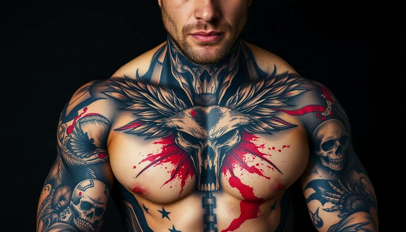 20 Bold Trash Polka Tattoo Designs for Men That Make a Statement 4 20 Bold Trash Polka Tattoo Designs for Men That Make a Statement 3
