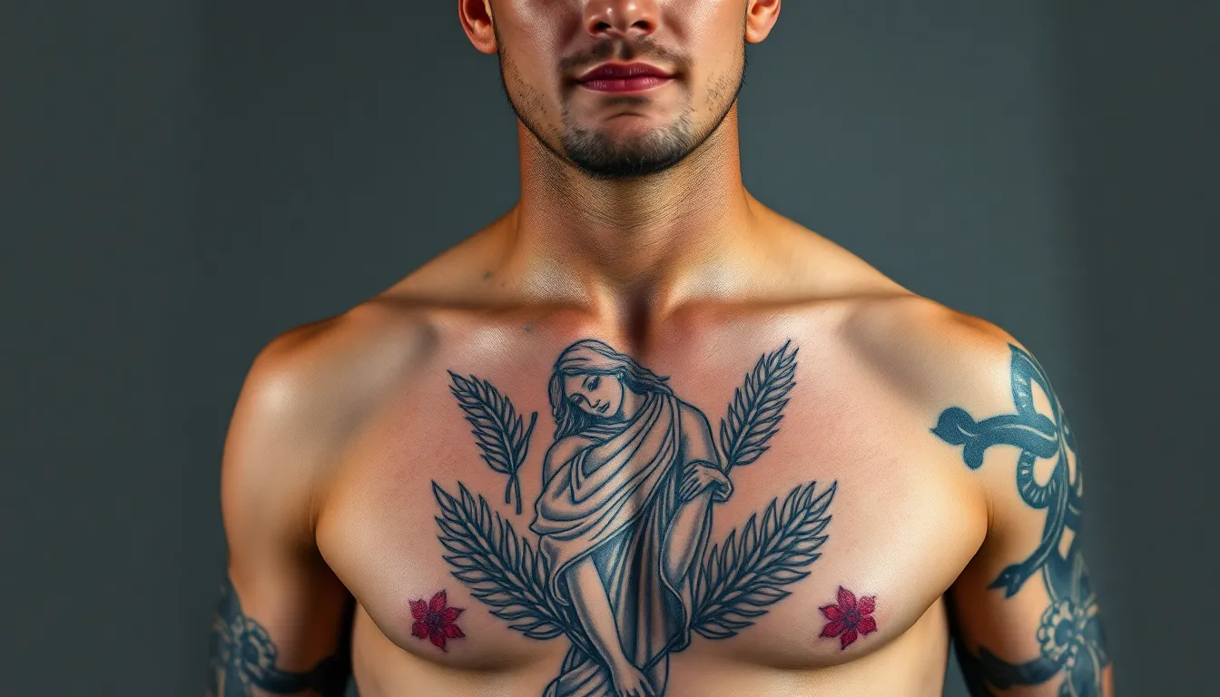 47 Bold Virgo Tattoo Designs for Men: Symbols, Constellations & Placement Ideas 4 47 Bold Virgo Tattoo Designs for Men: Symbols, Constellations & Placement Ideas 3