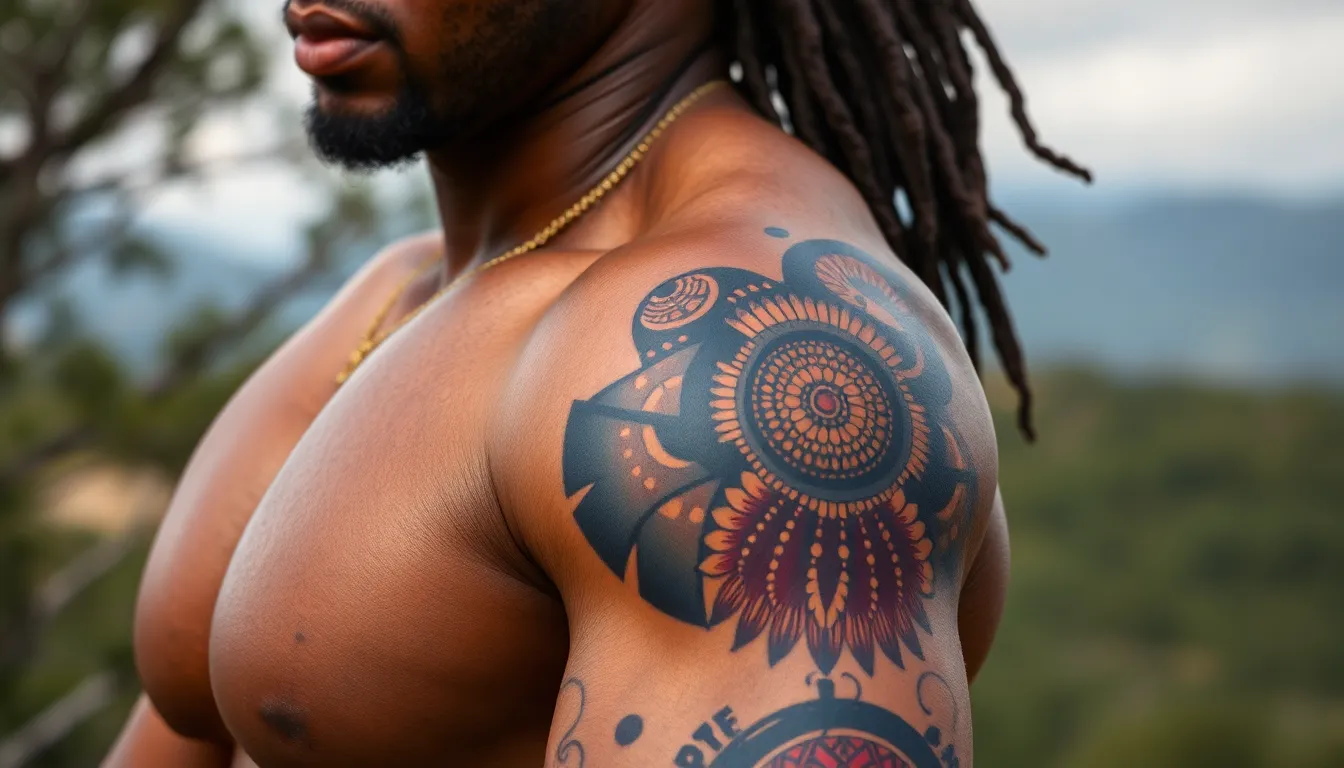 African Warrior Tattoo for Men: 50+ Powerful Designs & Cultural Meanings 6 African Warrior Tattoo for Men: 50+ Powerful Designs & Cultural Meanings 5