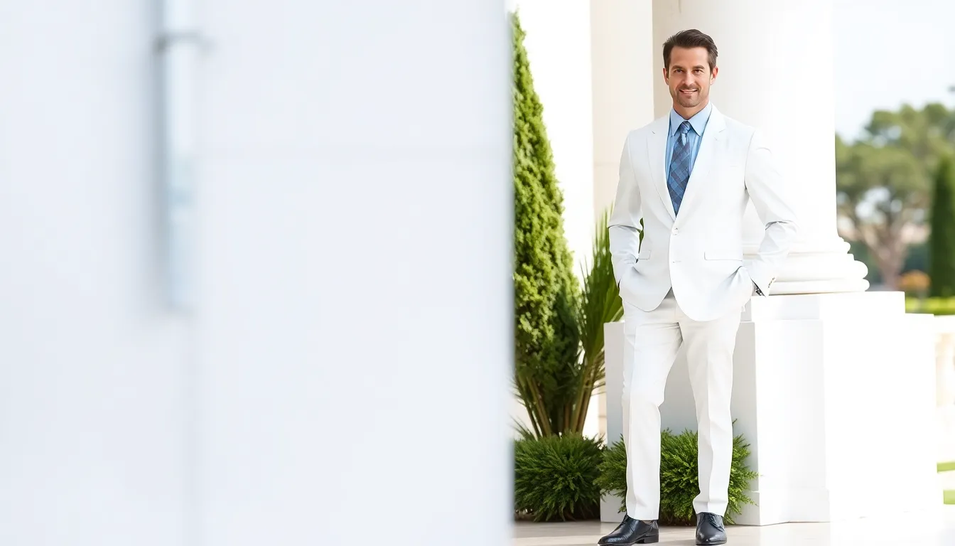 The Complete Guide to All White Suits for Men: Style Tips & Best Occasions 6 The Complete Guide to All White Suits for Men: Style Tips & Best Occasions 5