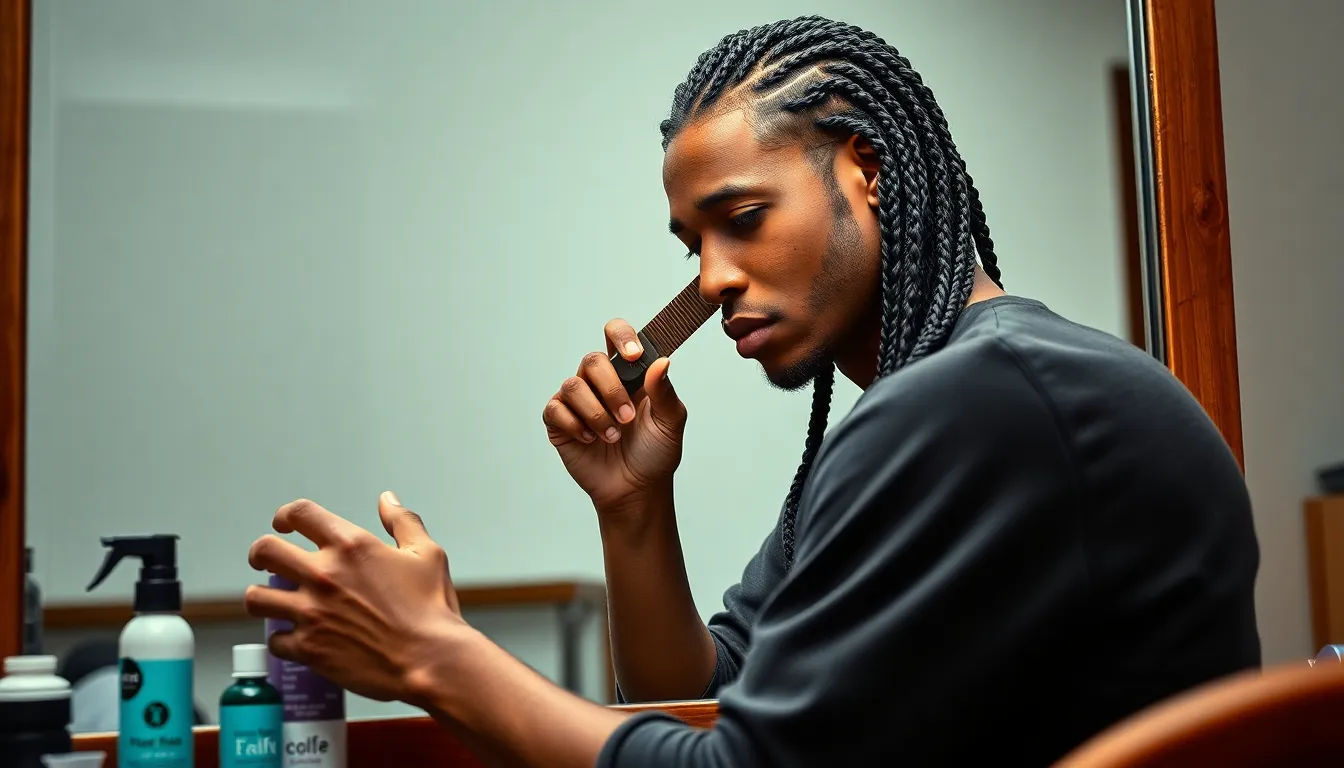 Ultimate Guide to Box Braids for Men with Long Hair: Styles, Maintenance & Tips 6 Ultimate Guide to Box Braids for Men with Long Hair: Styles, Maintenance & Tips 5