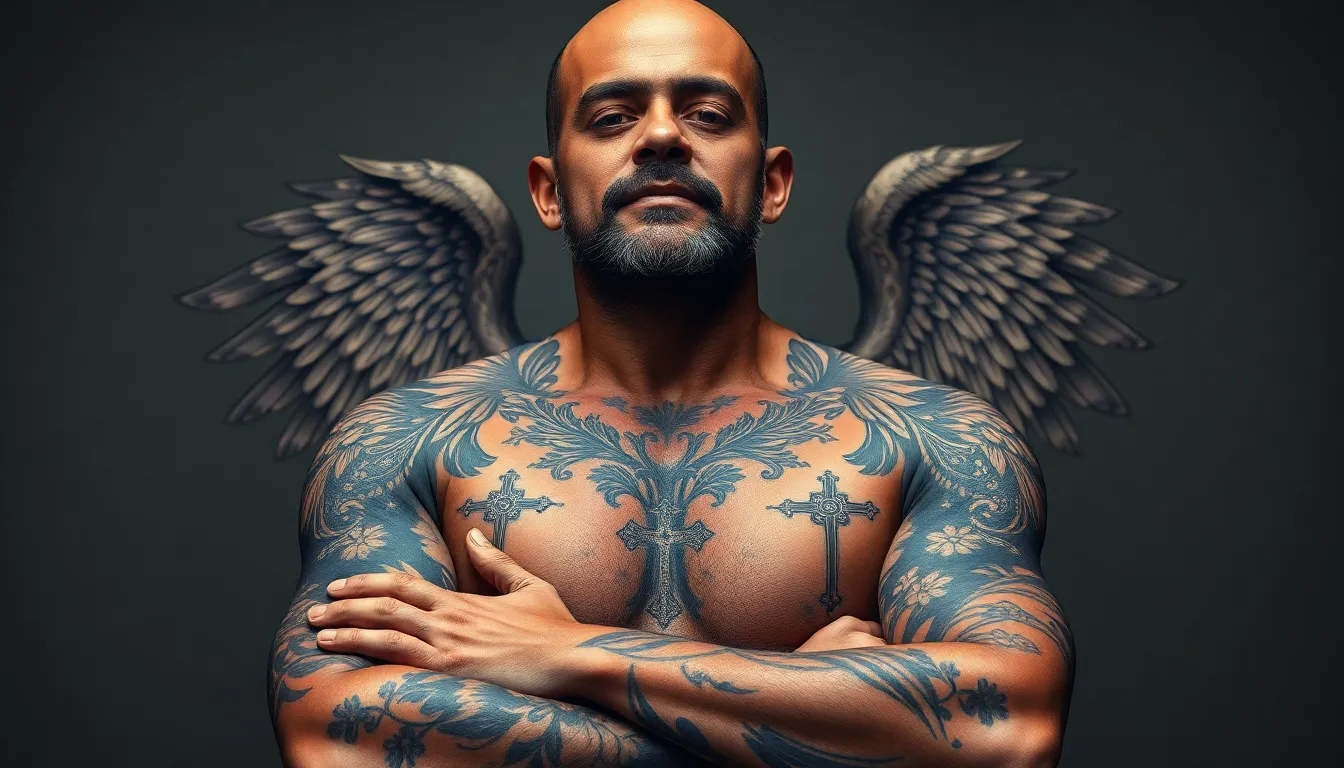 50+ Best Chest and Shoulder Tattoo Ideas for Men (2025 Guide) 6 50+ Best Chest and Shoulder Tattoo Ideas for Men (2025 Guide) 5