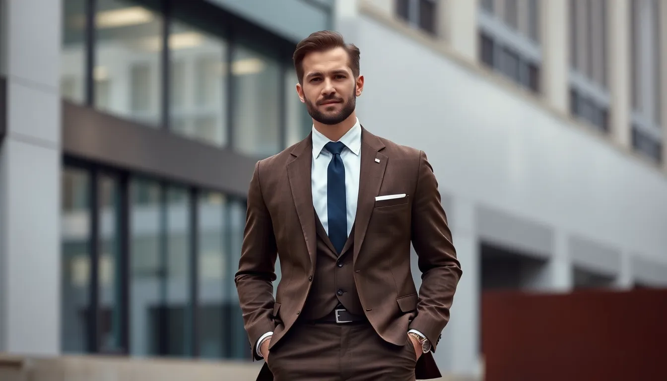 Chocolate Brown Suits for Men: The Ultimate Style Guide for Every Occasion 6 Chocolate Brown Suits for Men: The Ultimate Style Guide for Every Occasion 5