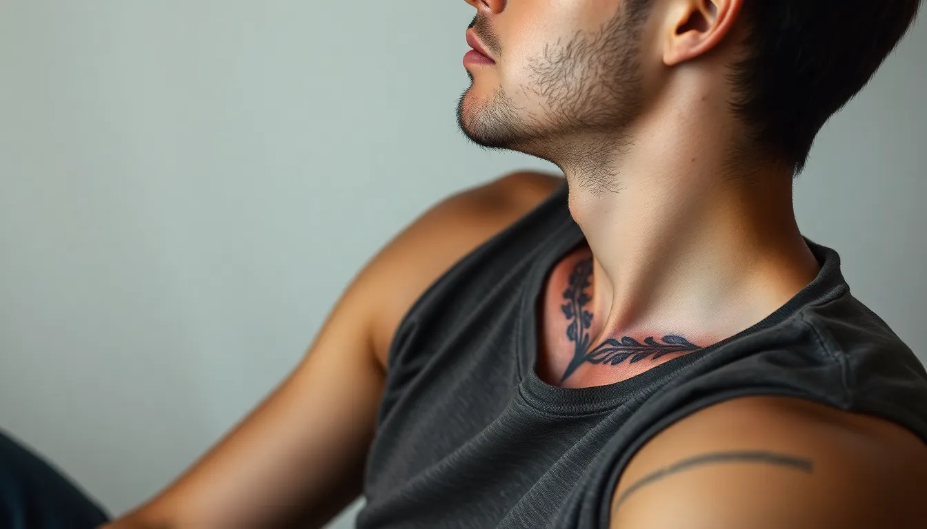 30 Bold Collar Bone Tattoo Ideas for Men: Designs, Pain & Aftercare Guide 6 30 Bold Collar Bone Tattoo Ideas for Men: Designs, Pain & Aftercare Guide 5