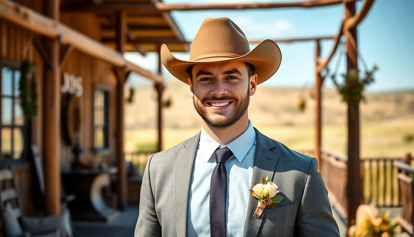 The Ultimate Guide to Cowboy Wedding Outfits for Men: Boots, Suits & Western Style 6 The Ultimate Guide to Cowboy Wedding Outfits for Men: Boots, Suits & Western Style 5