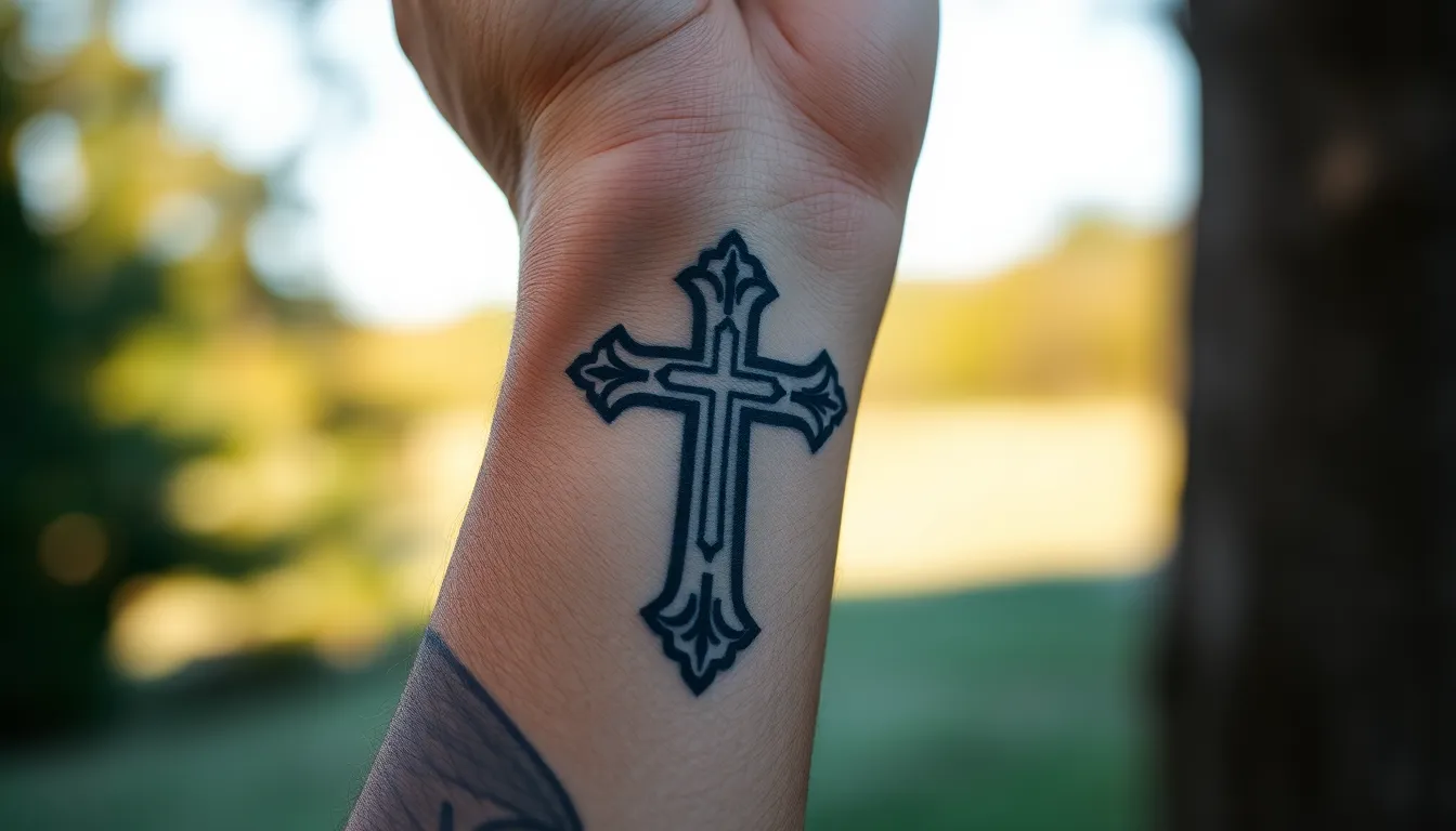 50+ Bold Cross Tattoo Ideas for Men: Traditional, Modern & Unique Designs 6 50+ Bold Cross Tattoo Ideas for Men: Traditional, Modern & Unique Designs 5