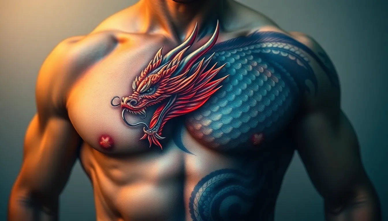 50+ Epic Dragon Tattoo Designs for Men: Traditional to Modern Styles 6 50+ Epic Dragon Tattoo Designs for Men: Traditional to Modern Styles 5