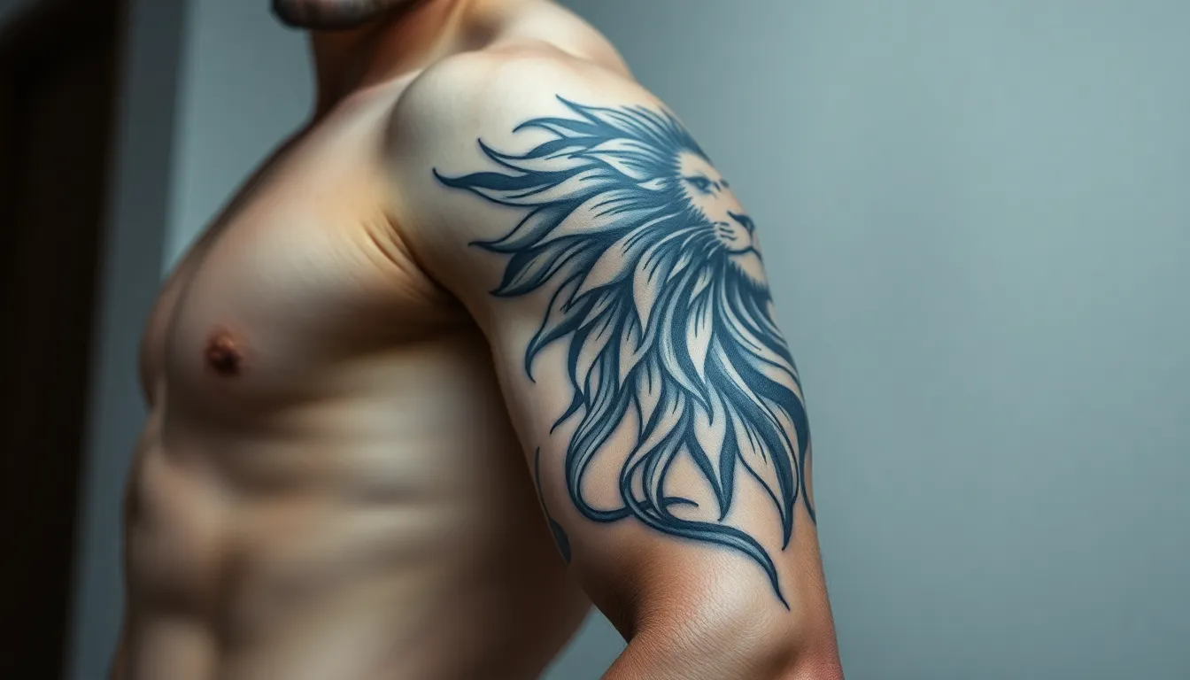50 Bold Leo Tattoo Designs for Men That Show True Lion Strength 6 50 Bold Leo Tattoo Designs for Men That Show True Lion Strength 5