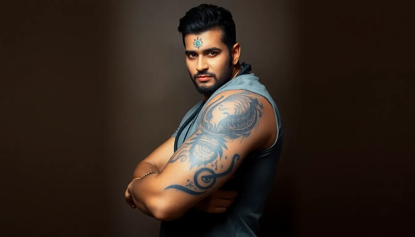 50+ Powerful Lord Shiva Tattoo Ideas for Men's Arms That Command Respect 6 50+ Powerful Lord Shiva Tattoo Ideas for Men's Arms That Command Respect 5