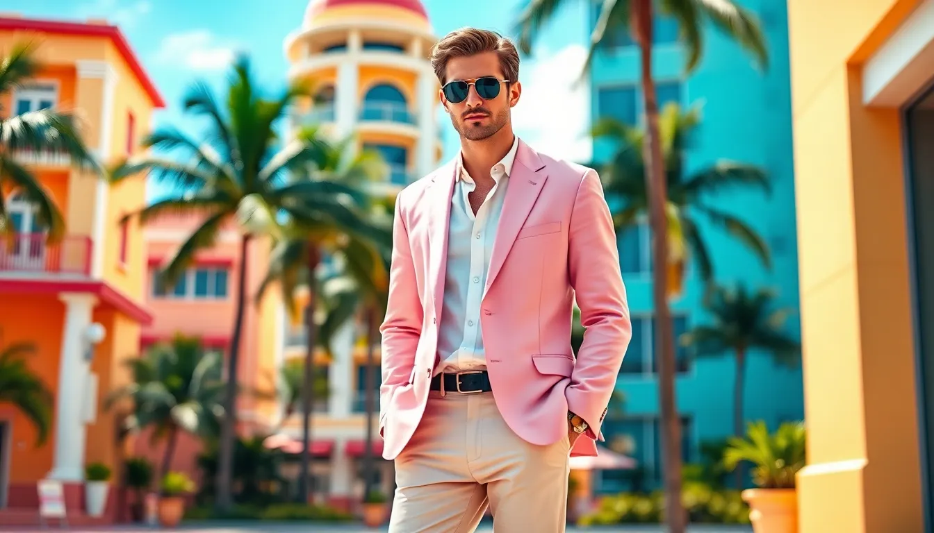 How to Master the Perfect Miami Vice Outfit for Men in 2025 6 How to Master the Perfect Miami Vice Outfit for Men in 2025 5