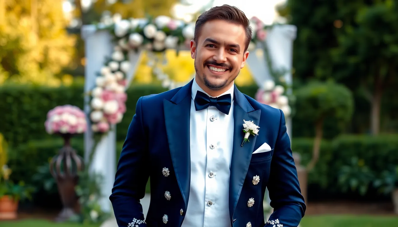 Perfect Prince Coat Styles for Men's Wedding Day: Complete Guide & Tips 6 Perfect Prince Coat Styles for Men's Wedding Day: Complete Guide & Tips 5
