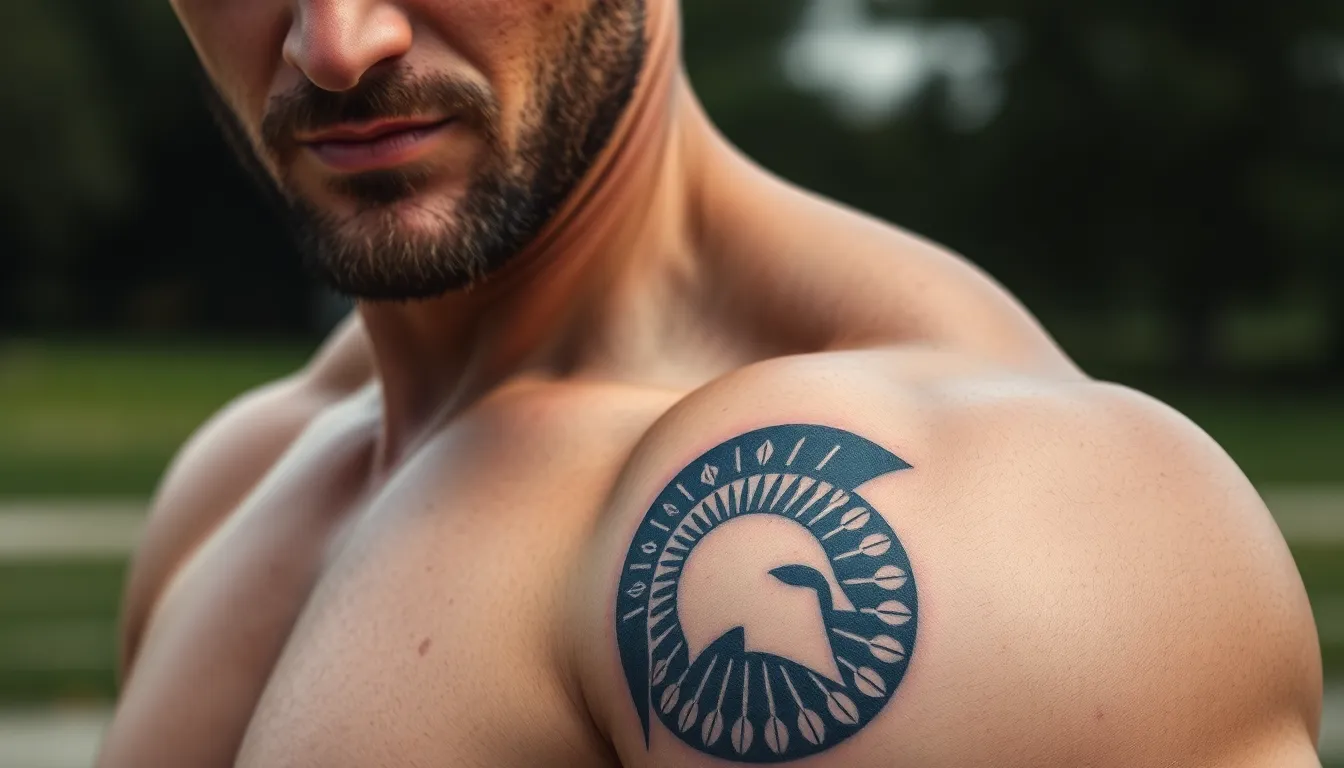 50 Powerful Spartan Tattoo Ideas for Men: Warrior Designs & Meaning Guide 5