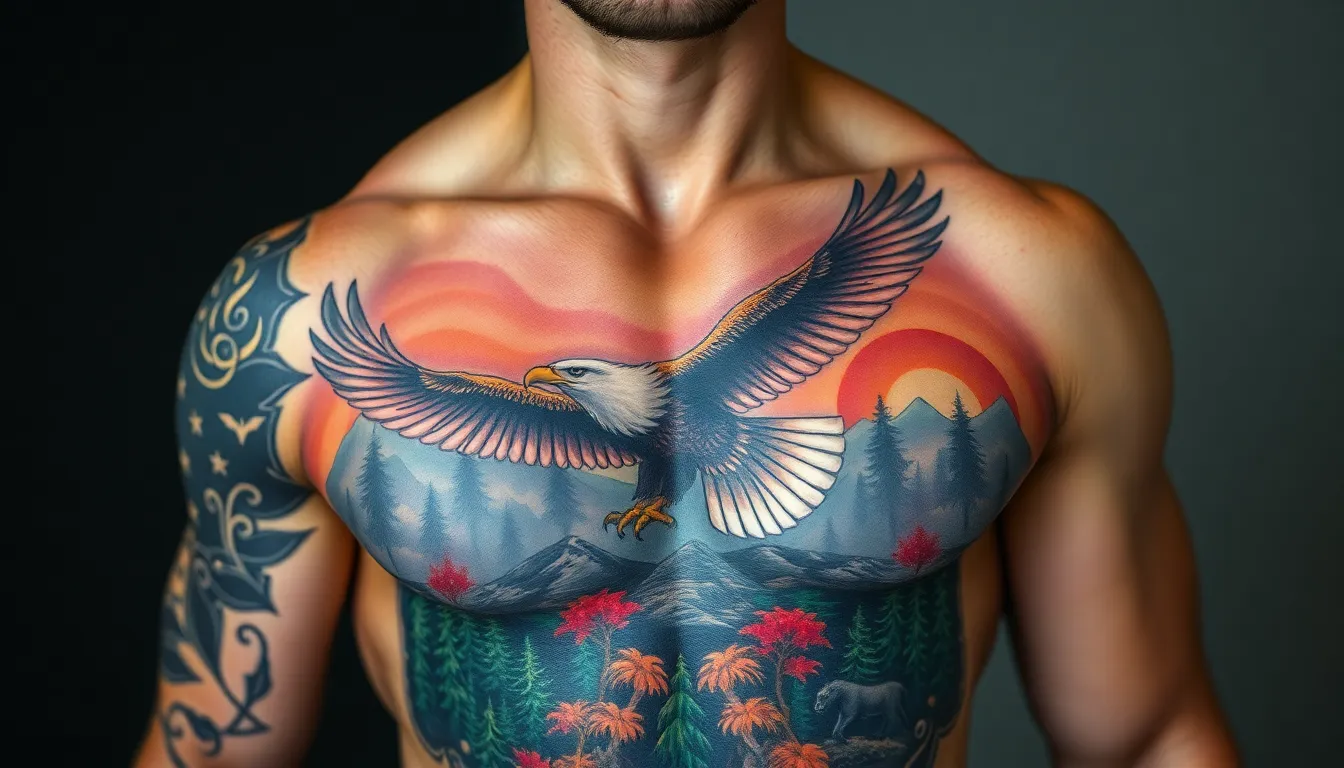 50+ Epic Chest Tattoo Ideas for Men: Bold Designs That Make a Statement 6 50+ Epic Chest Tattoo Ideas for Men: Bold Designs That Make a Statement 5