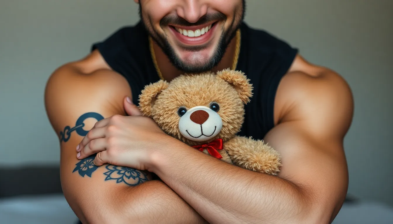 Teddy Bear Tattoo for Men: 15 Masculine Designs That Prove Soft Can Be Strong 6 Teddy Bear Tattoo for Men: 15 Masculine Designs That Prove Soft Can Be Strong 5