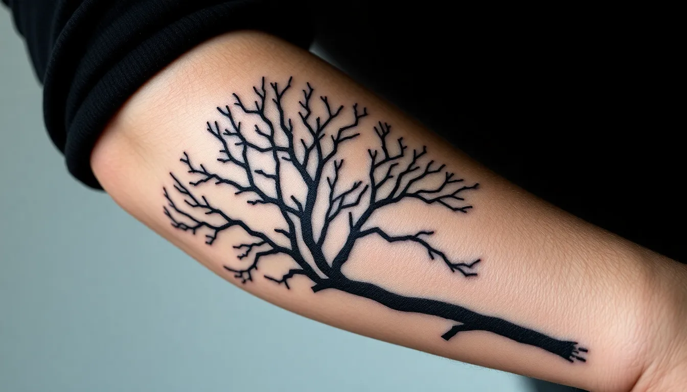 50 Powerful Tree Tattoo Ideas for Men: Symbols of Strength & Growth 5