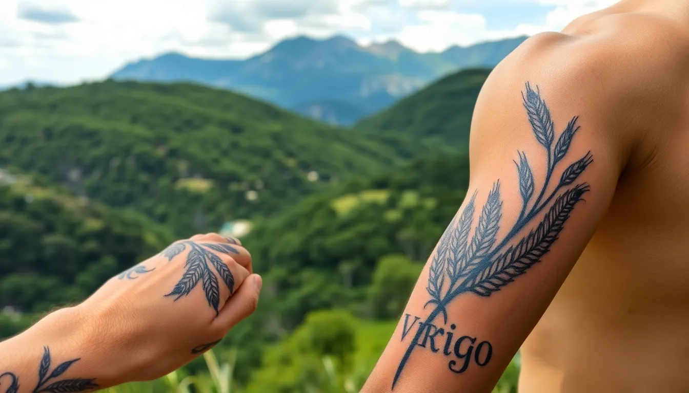 47 Bold Virgo Tattoo Designs for Men: Symbols, Constellations & Placement Ideas 6 47 Bold Virgo Tattoo Designs for Men: Symbols, Constellations & Placement Ideas 5
