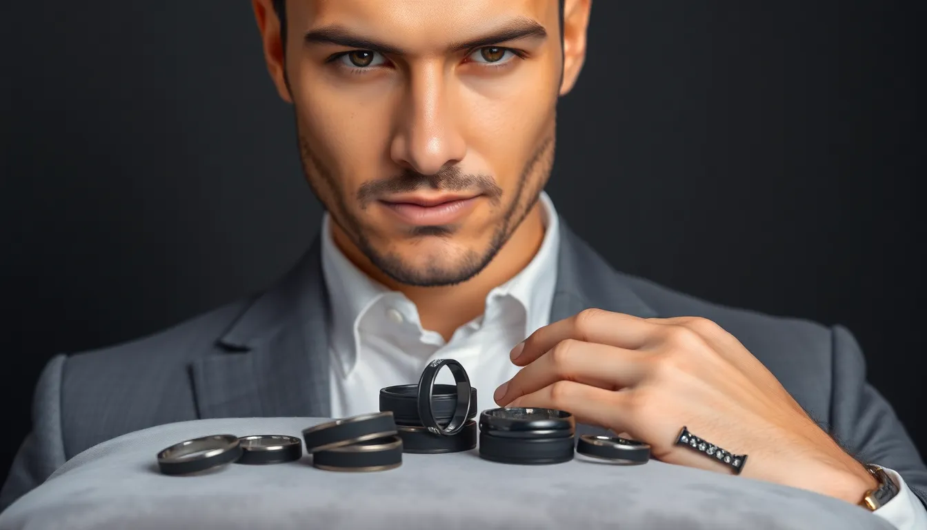 Black Wedding Bands for Men: Ultimate Guide to Styles, Materials & Top Brands 2025 8 Black Wedding Bands for Men: Ultimate Guide to Styles, Materials & Top Brands 2025 7