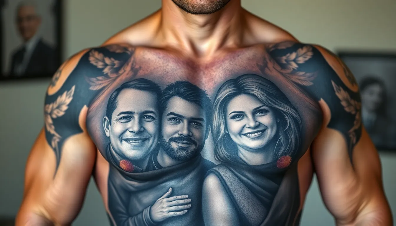 50 Bold Chest Tattoo Designs for Men: Traditional to Modern Ideas (2025) 8 50 Bold Chest Tattoo Designs for Men: Traditional to Modern Ideas (2025) 7