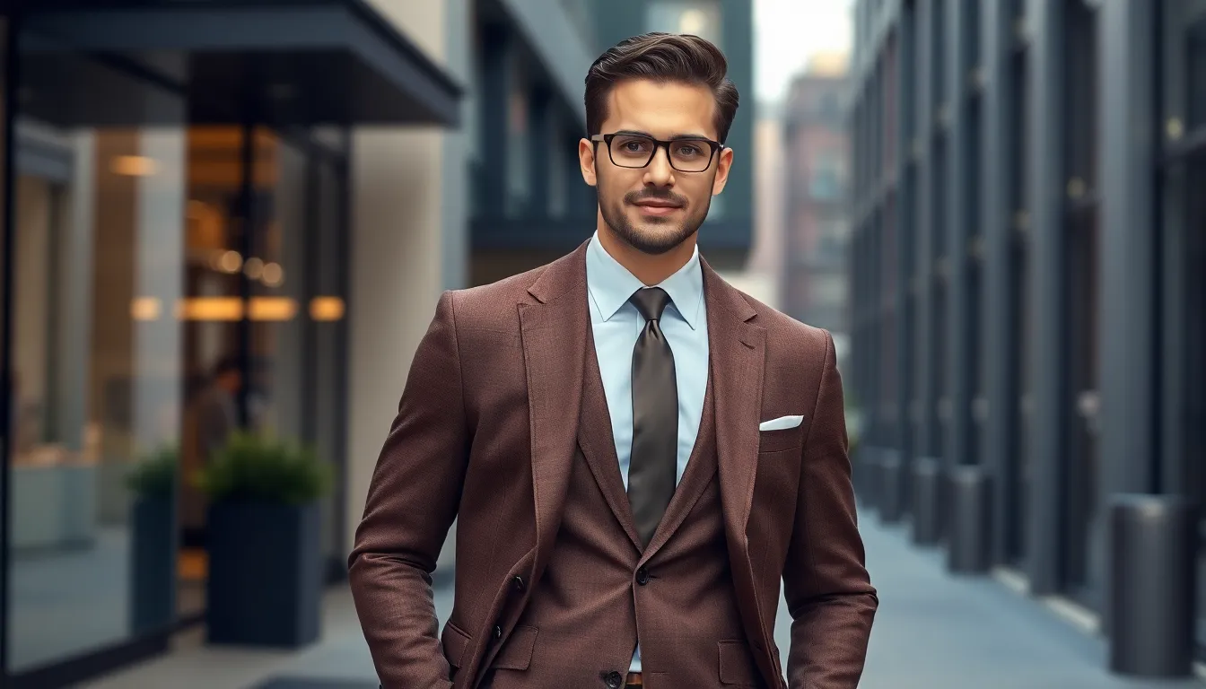 Chocolate Brown Suits for Men: The Ultimate Style Guide for Every Occasion 8 Chocolate Brown Suits for Men: The Ultimate Style Guide for Every Occasion 7