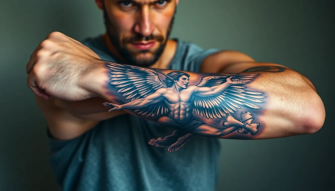 25 Powerful Christian Forearm Tattoo Ideas for Men That Show Your Faith 8 25 Powerful Christian Forearm Tattoo Ideas for Men That Show Your Faith 7