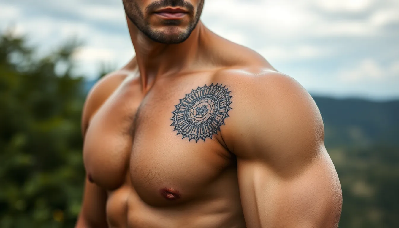 30 Bold Circular Tattoo Designs for Men: From Celtic Knots to Sacred Geometry 8 30 Bold Circular Tattoo Designs for Men: From Celtic Knots to Sacred Geometry 7