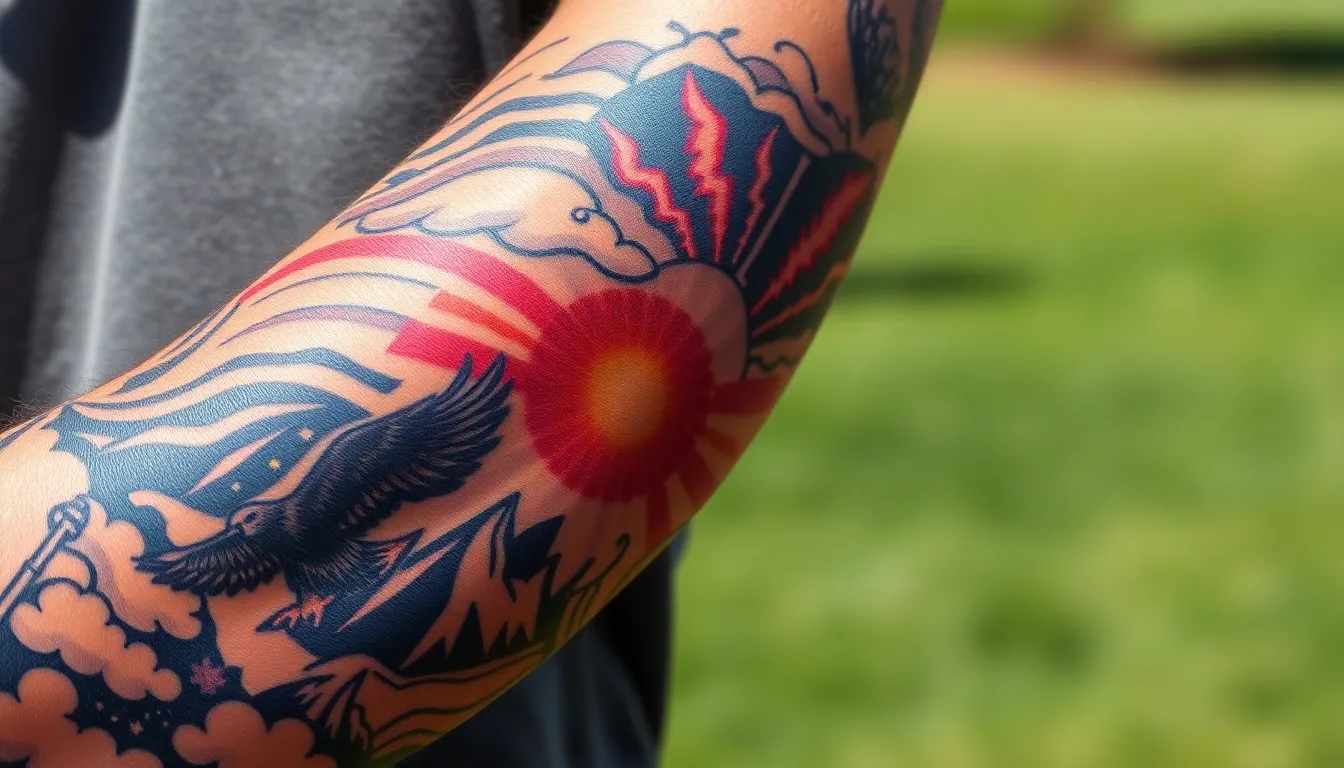 50+ Epic Cloud Tattoo Sleeve Ideas for Men (2025 Design Guide) 8 50+ Epic Cloud Tattoo Sleeve Ideas for Men (2025 Design Guide) 7