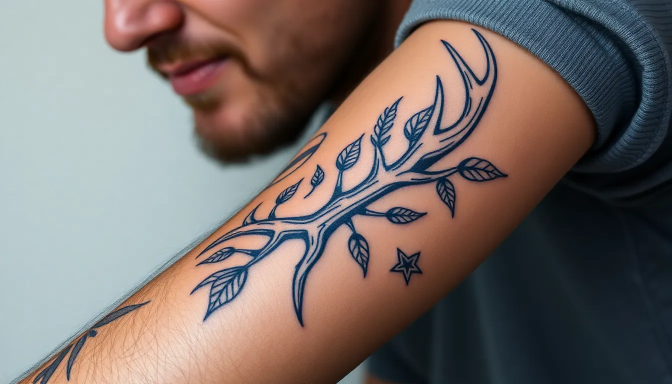 50+ Stunning Deer Tattoo Designs for Men: From Realistic to Geometric Styles 8 50+ Stunning Deer Tattoo Designs for Men: From Realistic to Geometric Styles 7
