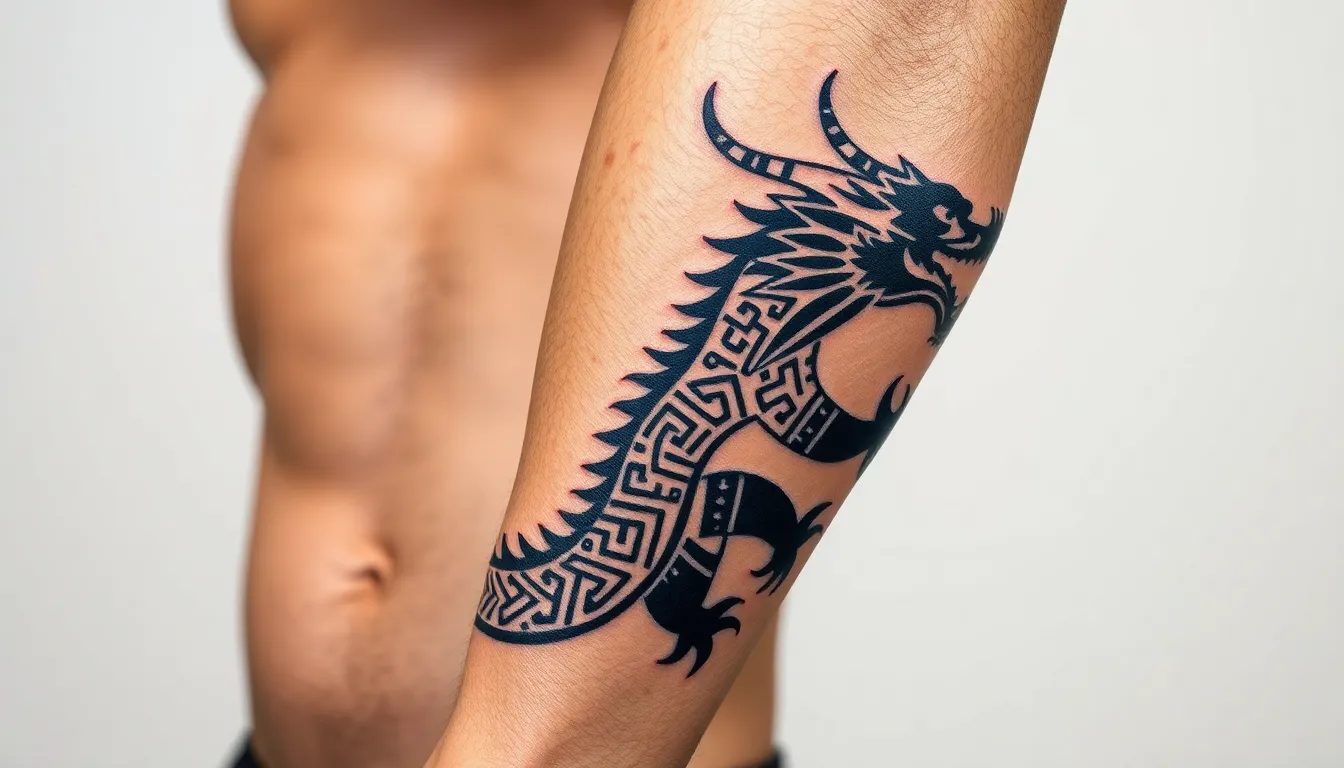 50+ Dragon Tattoo Ideas for Men's Legs: Traditional to Modern Designs (2025) 8 50+ Dragon Tattoo Ideas for Men's Legs: Traditional to Modern Designs (2025) 7