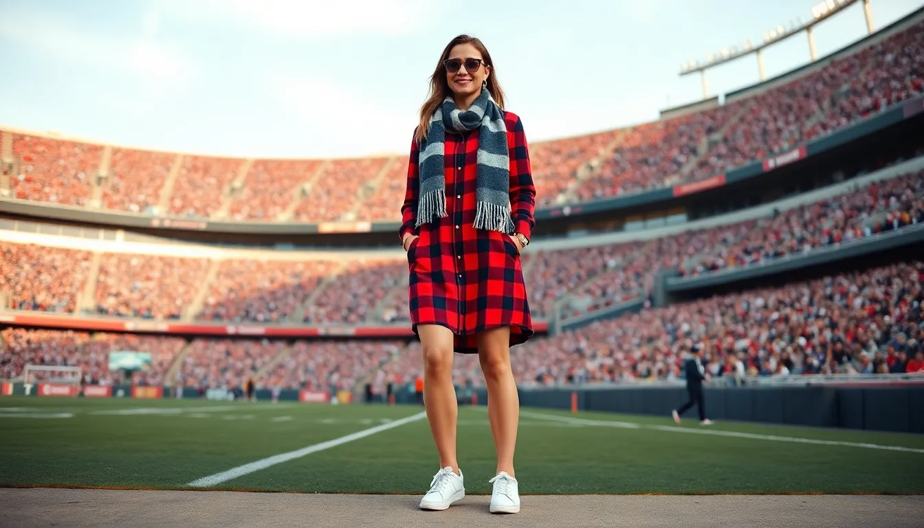 Fall Football Game Outfit Ideas for Women: Stylish Game Day Looks That Score Big 8 Fall Football Game Outfit Ideas for Women: Stylish Game Day Looks That Score Big 7