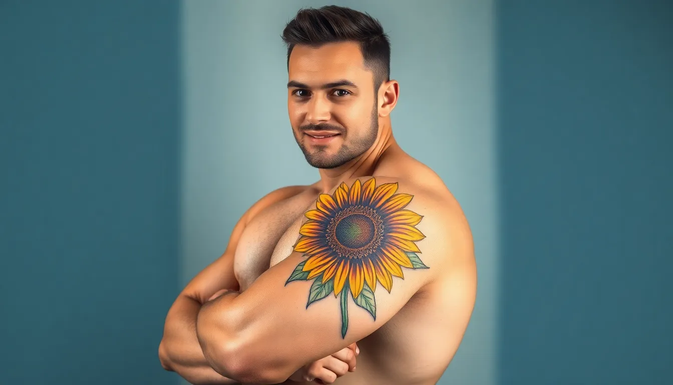 50 Bold Flower Tattoo Designs for Men: From Roses to Japanese Florals 8 50 Bold Flower Tattoo Designs for Men: From Roses to Japanese Florals 7